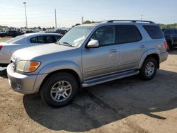 Salvage cars for sale at Woodhaven, MI auction: 2004 Toyota Sequoia Limited