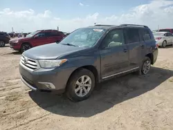 Salvage cars for sale from Copart Amarillo, TX: 2011 Toyota Highlander Base