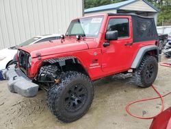 Jeep salvage cars for sale: 2012 Jeep Wrangler Sport