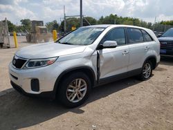 Salvage cars for sale at Chalfont, PA auction: 2015 KIA Sorento LX