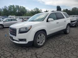 Salvage cars for sale at Portland, OR auction: 2017 GMC Acadia Limited SLT-2