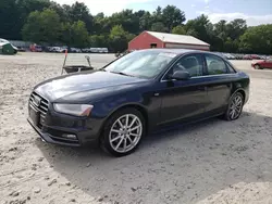 Salvage cars for sale at Mendon, MA auction: 2016 Audi A4 Premium Plus S-Line