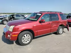 Mercury salvage cars for sale: 2006 Mercury Mountaineer Luxury