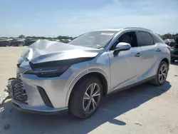 Salvage cars for sale at San Antonio, TX auction: 2024 Lexus RX 350 Premium