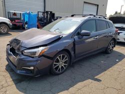 Salvage cars for sale at Woodburn, OR auction: 2017 Subaru Impreza Limited