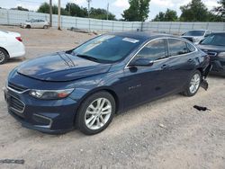 Salvage cars for sale at Oklahoma City, OK auction: 2016 Chevrolet Malibu LT