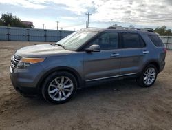 Salvage cars for sale at Newton, AL auction: 2014 Ford Explorer Limited