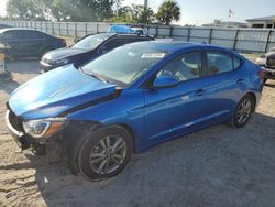 Salvage cars for sale at Riverview, FL auction: 2018 Hyundai Elantra SEL