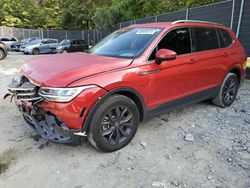 Salvage cars for sale from Copart Waldorf, MD: 2022 Volkswagen Tiguan SE