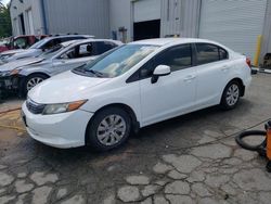 Flood-damaged cars for sale at auction: 2012 Honda Civic LX