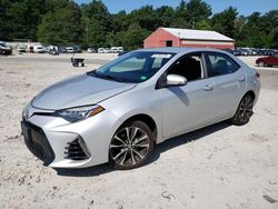 Salvage cars for sale at Mendon, MA auction: 2017 Toyota Corolla L