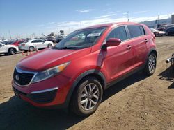 Salvage cars for sale at Brighton, CO auction: 2014 KIA Sportage LX