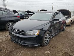 Salvage cars for sale at Elgin, IL auction: 2017 Volkswagen Jetta SE