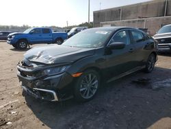 Salvage cars for sale at Fredericksburg, VA auction: 2020 Honda Civic EXL