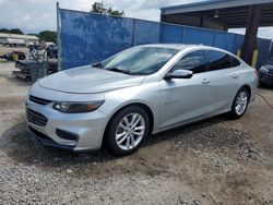 Salvage cars for sale at Riverview, FL auction: 2018 Chevrolet Malibu LT