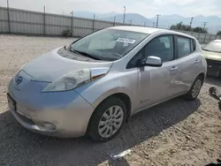 Salvage cars for sale at Magna, UT auction: 2015 Nissan Leaf S