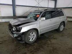 Salvage cars for sale at Graham, WA auction: 2006 Toyota Highlander Hybrid