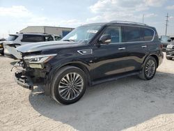 Salvage cars for sale at Haslet, TX auction: 2019 Infiniti QX80 Luxe