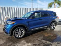 Ford salvage cars for sale: 2022 Ford Explorer Limited