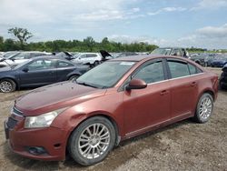 Salvage cars for sale at Des Moines, IA auction: 2013 Chevrolet Cruze ECO