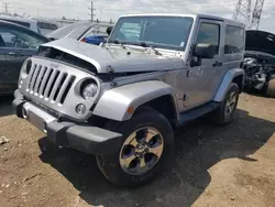 Jeep Wrangler Sahara salvage cars for sale: 2018 Jeep Wrangler Sahara