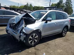 Salvage cars for sale at Denver, CO auction: 2018 Subaru Forester 2.5I Premium