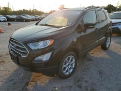 Ford salvage cars for sale: 2020 Ford Ecosport SE