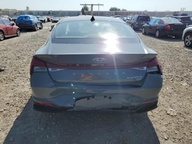 2021 Hyundai Elantra Blue