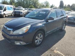 Salvage cars for sale at Portland, OR auction: 2010 Subaru Outback 2.5I Premium