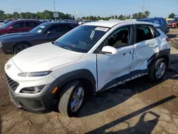 Salvage cars for sale at Woodhaven, MI auction: 2022 Hyundai Kona SEL