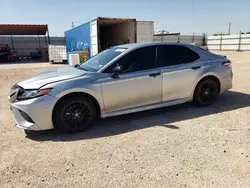 Salvage cars for sale at Andrews, TX auction: 2020 Toyota Camry SE