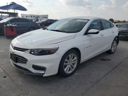 Chevrolet salvage cars for sale: 2017 Chevrolet Malibu LT