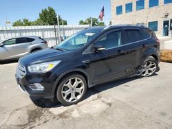 Salvage cars for sale at Littleton, CO auction: 2017 Ford Escape Titanium