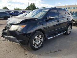 Salvage cars for sale at Littleton, CO auction: 2009 Acura MDX