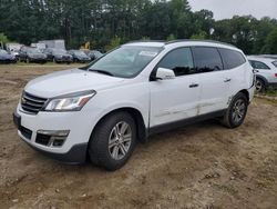 Salvage cars for sale at North Billerica, MA auction: 2017 Chevrolet Traverse LT