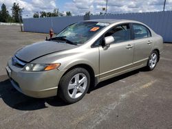 Honda salvage cars for sale: 2007 Honda Civic EX