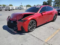 Salvage cars for sale at Sacramento, CA auction: 2021 Lexus IS 350 F Sport