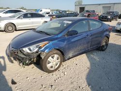 Salvage cars for sale at Kansas City, KS auction: 2016 Hyundai Elantra SE