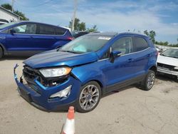 Salvage cars for sale at Pekin, IL auction: 2019 Ford Ecosport Titanium