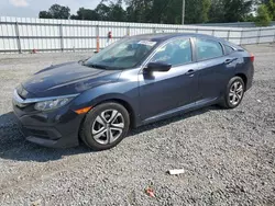 Salvage cars for sale at Gastonia, NC auction: 2016 Honda Civic LX