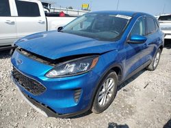 Salvage cars for sale at Cahokia Heights, IL auction: 2020 Ford Escape SE