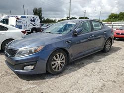 Salvage cars for sale at Miami, FL auction: 2015 KIA Optima EX