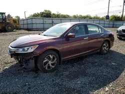 Honda salvage cars for sale: 2017 Honda Accord LX