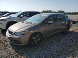 Salvage cars for sale at Lumberton, NC auction: 2015 Honda Civic EX