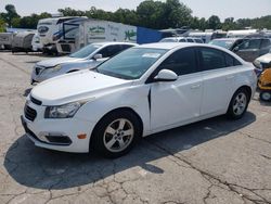 Chevrolet salvage cars for sale: 2015 Chevrolet Cruze LT