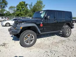 Salvage cars for sale at Cicero, IN auction: 2013 Jeep Wrangler Unlimited Sahara