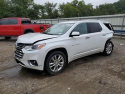 Chevrolet salvage cars for sale: 2018 Chevrolet Traverse High Country