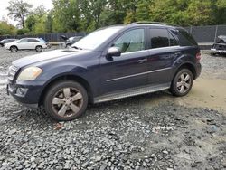 Mercedes-Benz salvage cars for sale: 2010 Mercedes-Benz ML 350