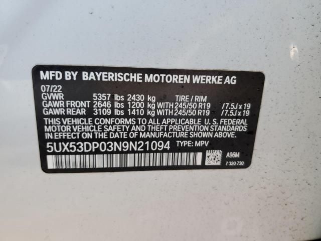 2022 BMW X3 XDRIVE30I