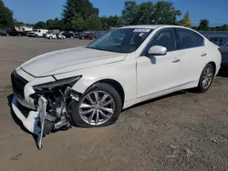 Carros salvage sin ofertas aún a la venta en subasta: 2015 Infiniti Q50 Base